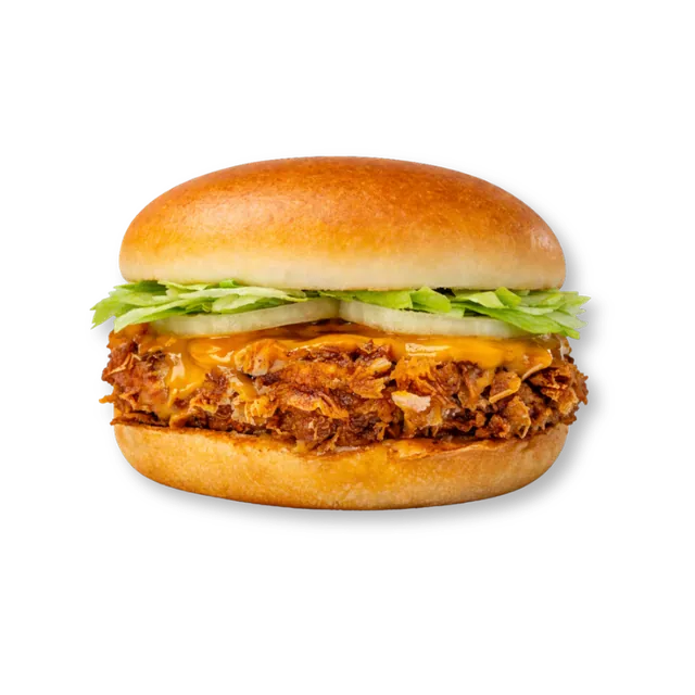 Super Zippy: 3.5-inch soft bun, iceberg, onions, orange sauce, mayonnaise