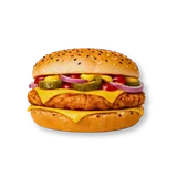 Twin-Cheeser Chicken burger